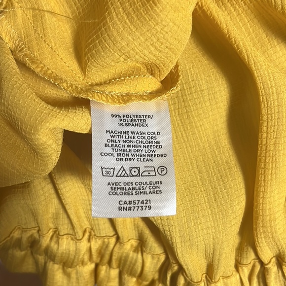 NWT Ann Taylor Ruffle Blouse with Cinched Hem - Picture 4 of 8